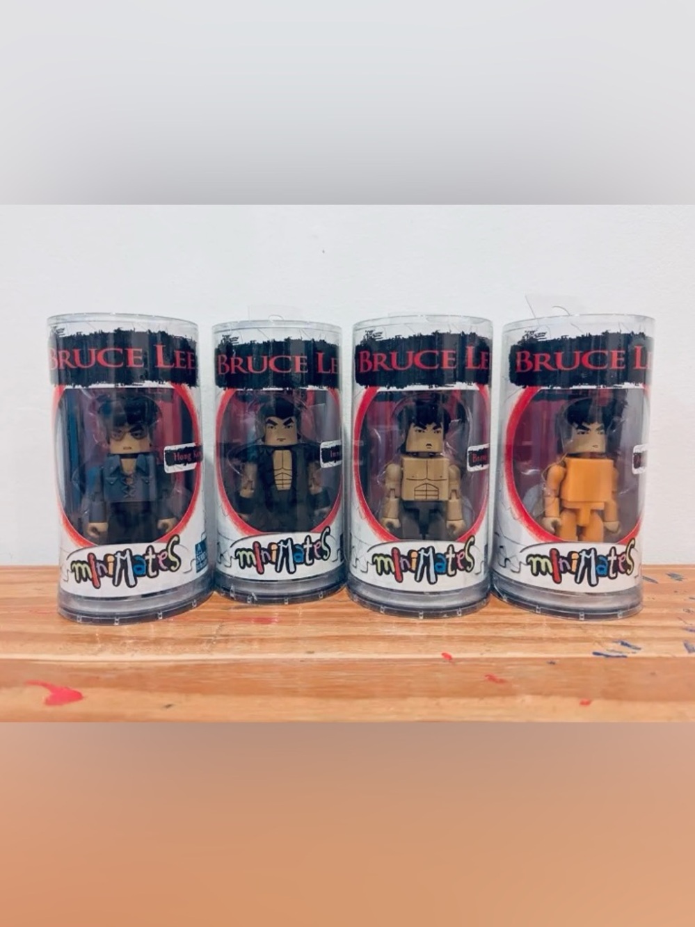 NEW Bruce Lee Minimates Set Of 4 Action Figures